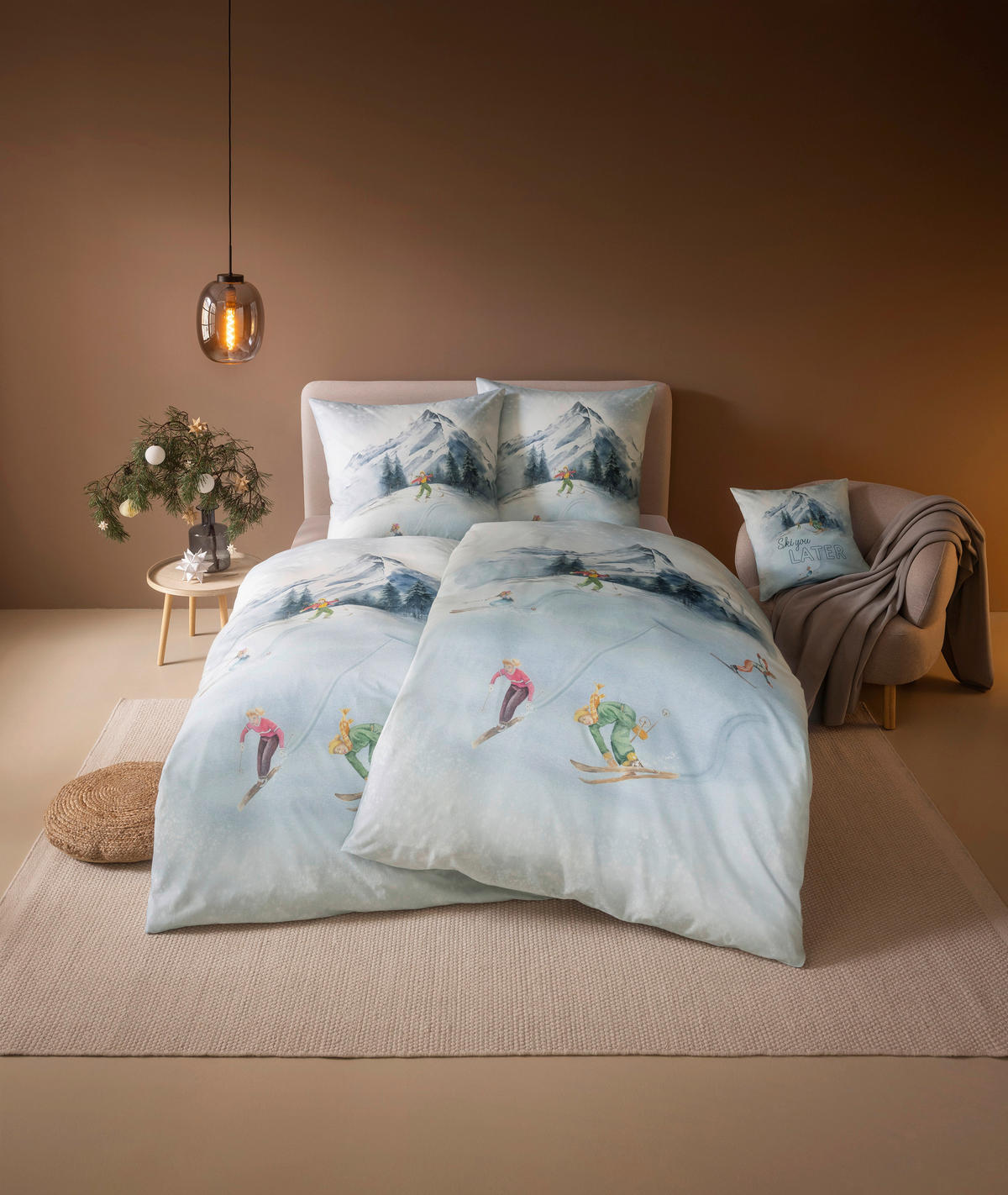 BETTWÄSCHE 2-teilig Impulse Flanell 135/200 cm  - Weiß, Design, Textil (135/200cm) - Estella