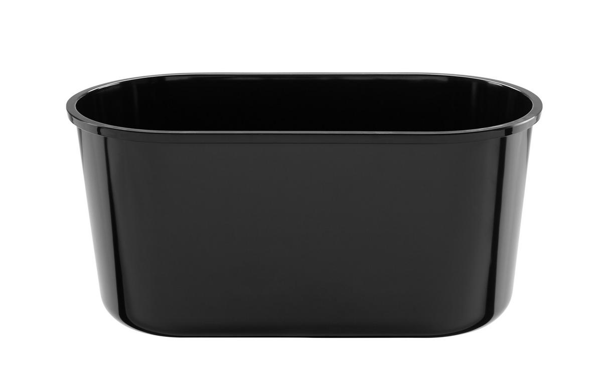 BROTBOX - Schwarz/Akaziefarben, Trend, Holz/Kunststoff (37/21,5/17,2cm) - Echtwerk