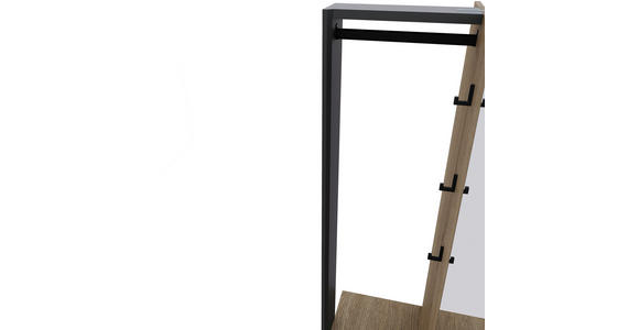 GARDEROBE  in 115/200/41,6 cm  - Eichefarben/Anthrazit, KONVENTIONELL, Holzwerkstoff (115/200/41,6cm) - Carryhome