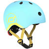 KINDERHELM Safety Helmet  - Blau/Gelb, Trend, Kunststoff/Textil (XXS-Snull) - Scoot and Ride