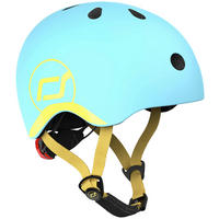 KINDERHELM XXS-S  - Blau/Gelb, Trend, Kunststoff/Textil (XXS-Snull) - Scoot and Ride