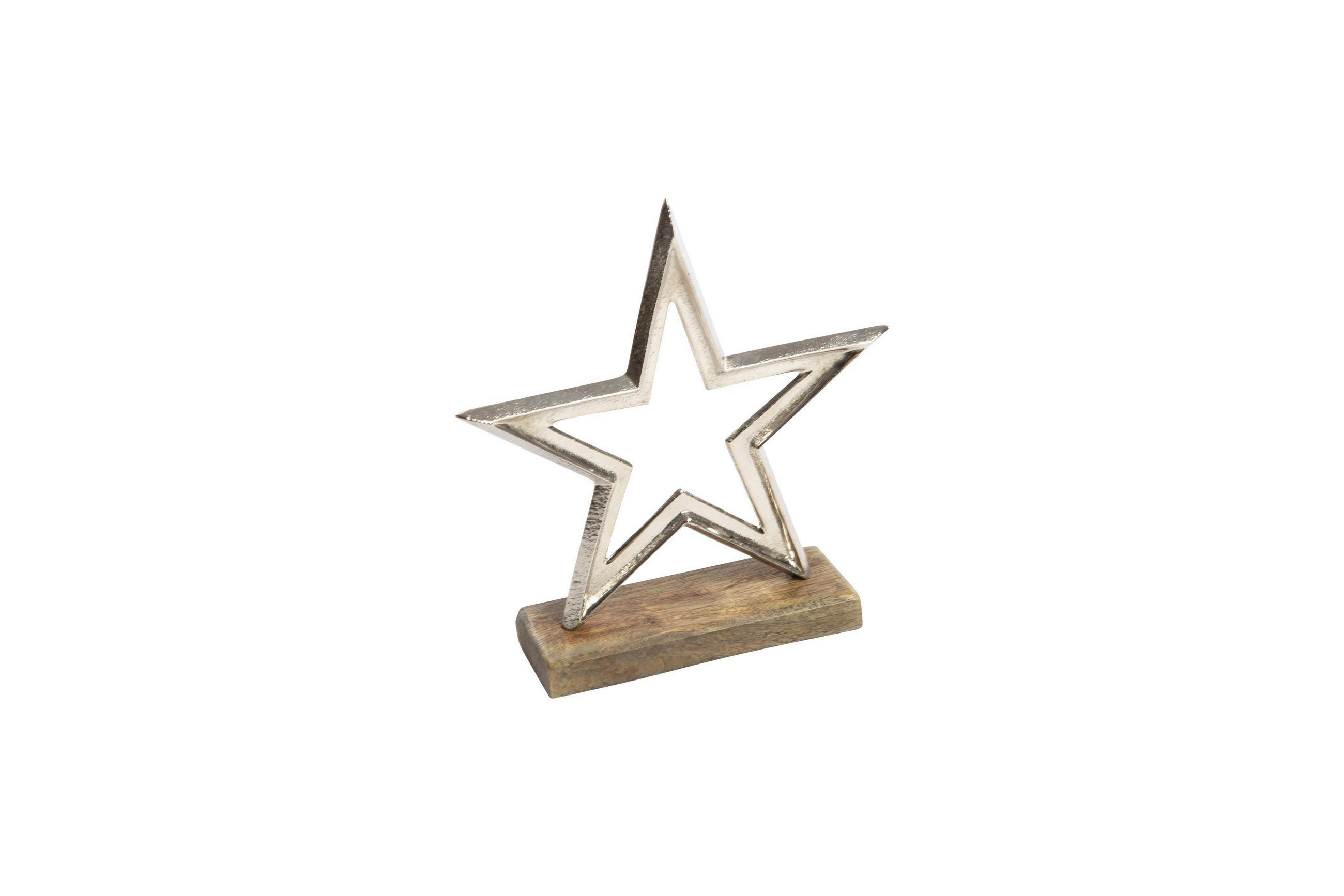 DEKOSTERN - Silberfarben, LIFESTYLE, Metall (20/20/5cm)