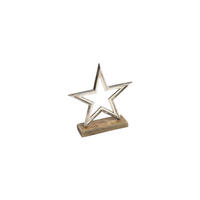 DEKOSTERN - Silberfarben, LIFESTYLE, Metall (20/20/5cm)