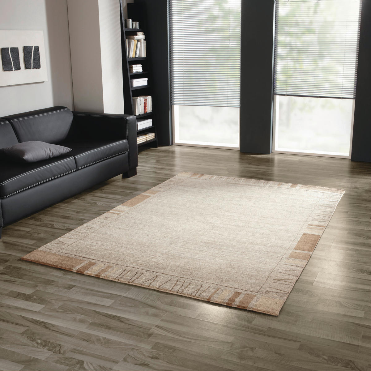 ORIENTTEPPICH 90/160 cm Sena Silk Mata Naturfarben  - Naturfarben, Basics, Textil (90/160cm) - Cazaris