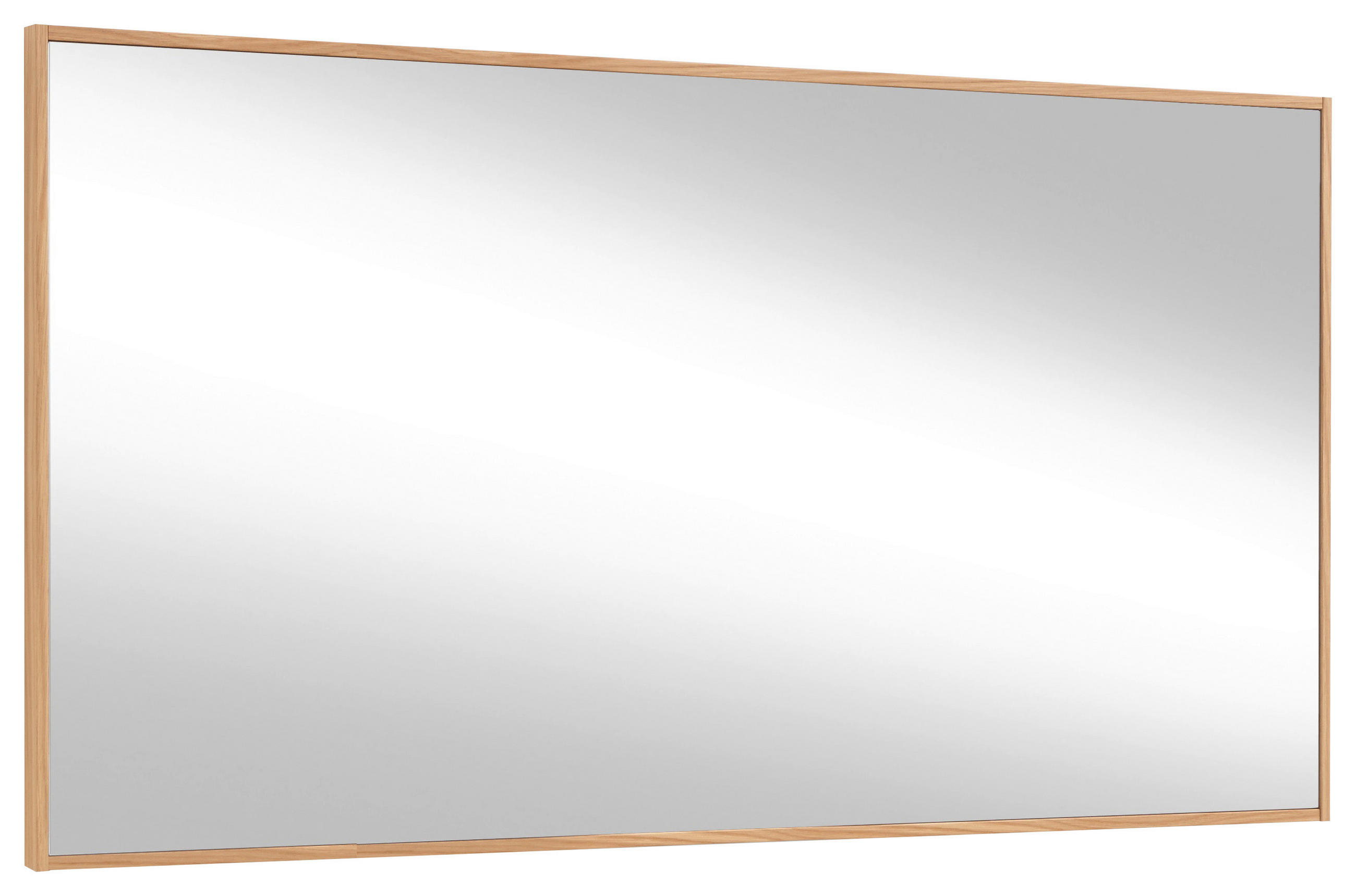 WANDSPIEGEL 119/62/3 cm - Eichefarben, Design, Glas/Holz (119/62/3cm)