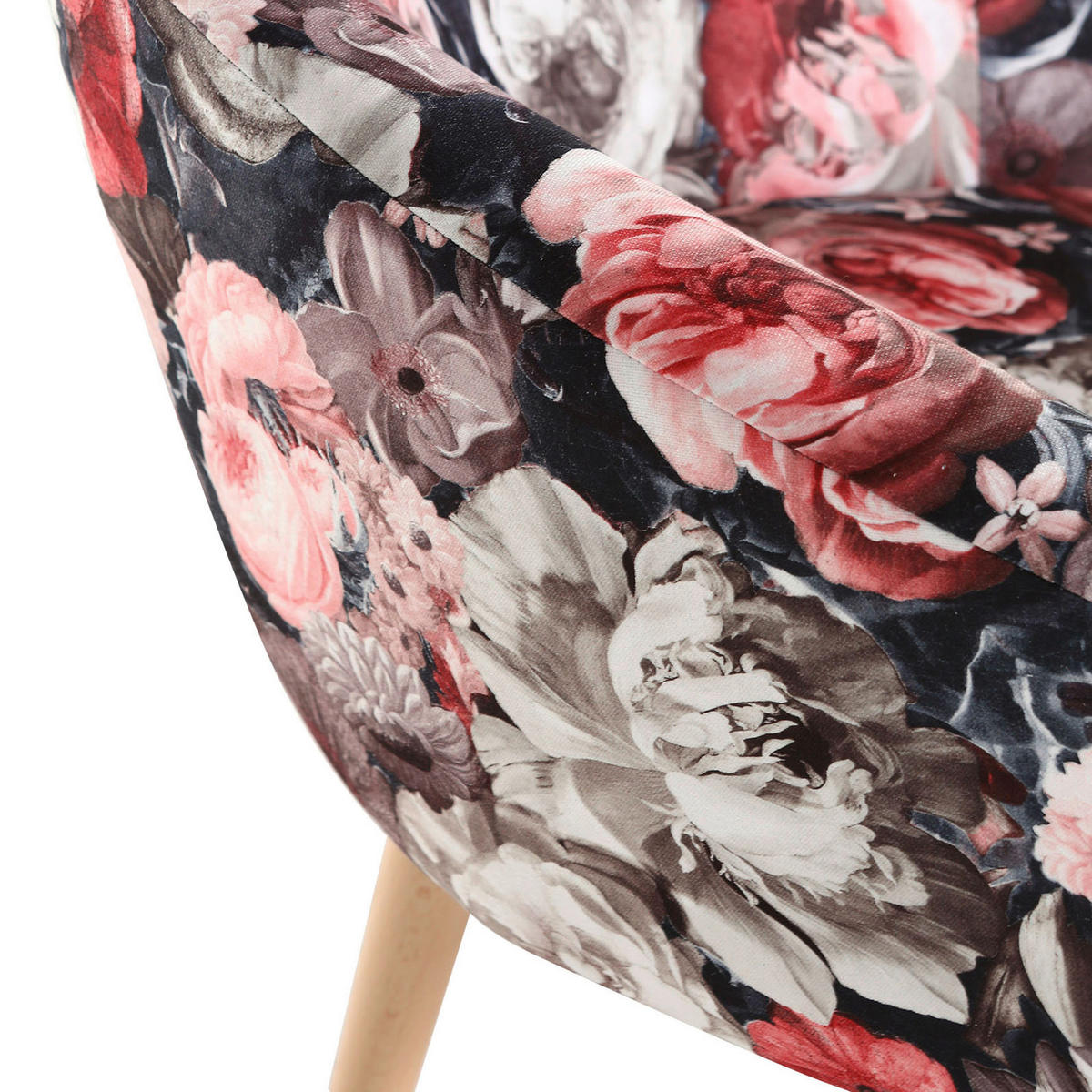 SESSEL Flachgewebe Multicolor    - Multicolor/Naturfarben, Design, Holz/Textil (73/73/66cm) - Livetastic