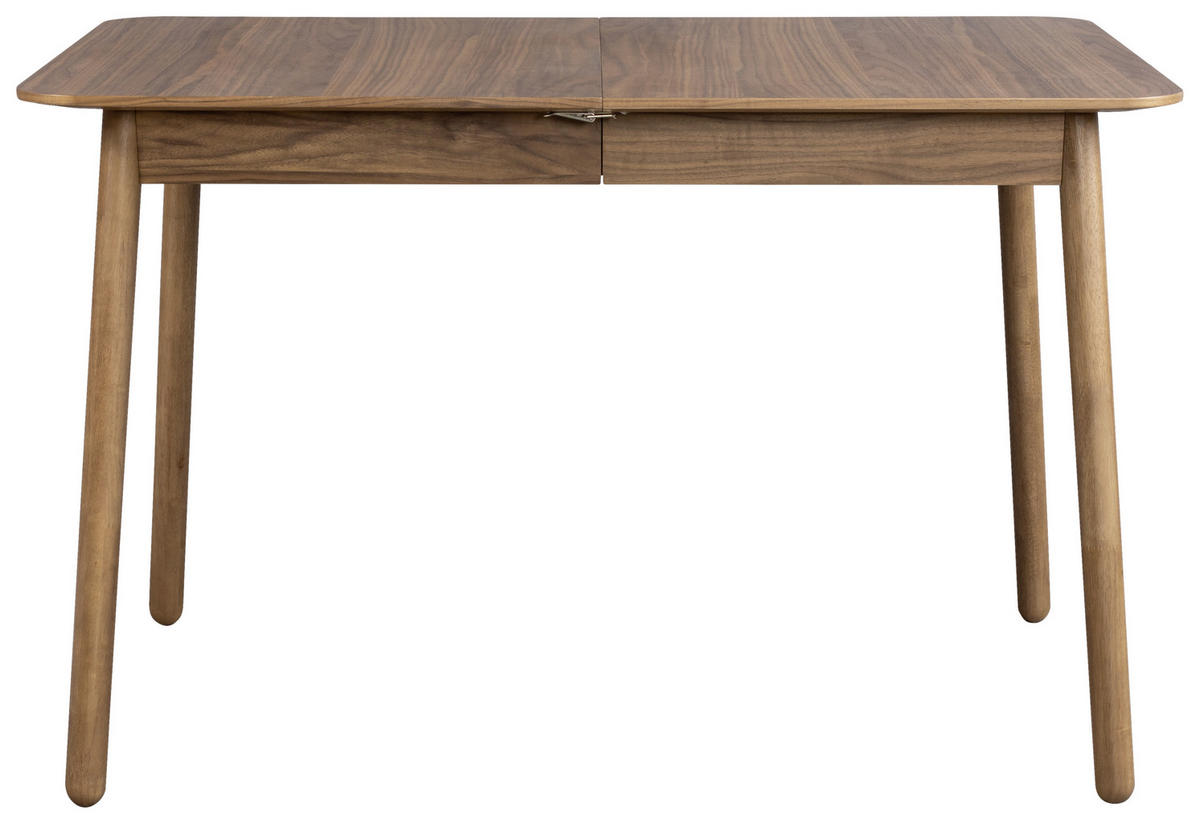 ESSTISCH Walnussfarben rechteckig  ausziehbar  - Walnussfarben, Basics, Holz/Holzwerkstoff (120/80/76cm) - Zuiver