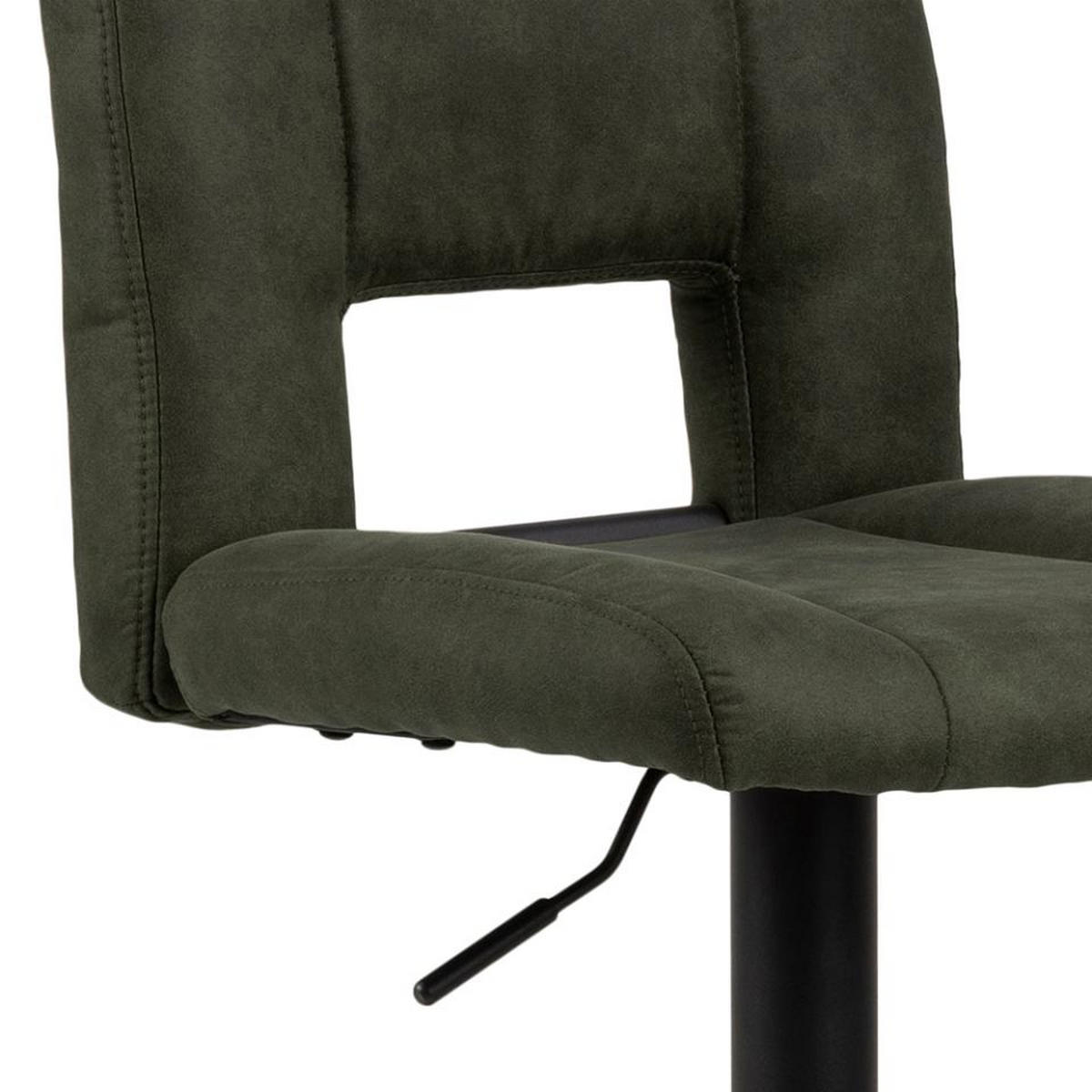 BAROVÁ ŽIDLE, černá, olivově zelená - černá/olivově zelená, Basics, kov/textil (41,5/115/52cm) - MID.YOU