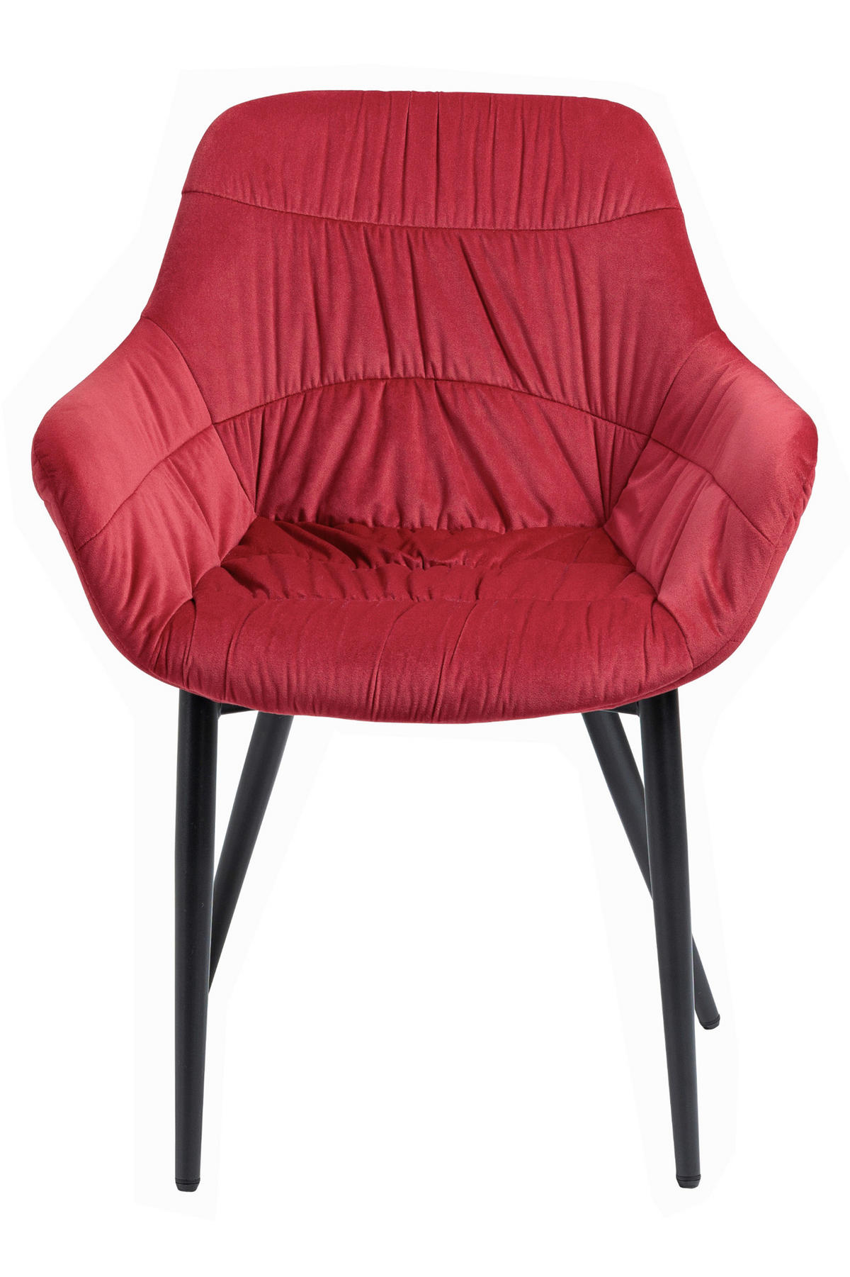 TISCHGRUPPE Naturfarben, Rot  - Rot/Naturfarben, MODERN, Holz/Textil (160/85/76,5cm) - Livetastic