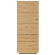 KOMMODE 56/141/40 cm  - Wildeiche/Anthrazit, Natur, Holz/Holzwerkstoff (56/141/40cm) - Dieter Knoll