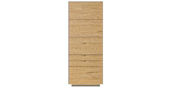 KOMMODE 56/141/40 cm  - Wildeiche/Anthrazit, Natur, Holz/Holzwerkstoff (56/141/40cm) - Dieter Knoll