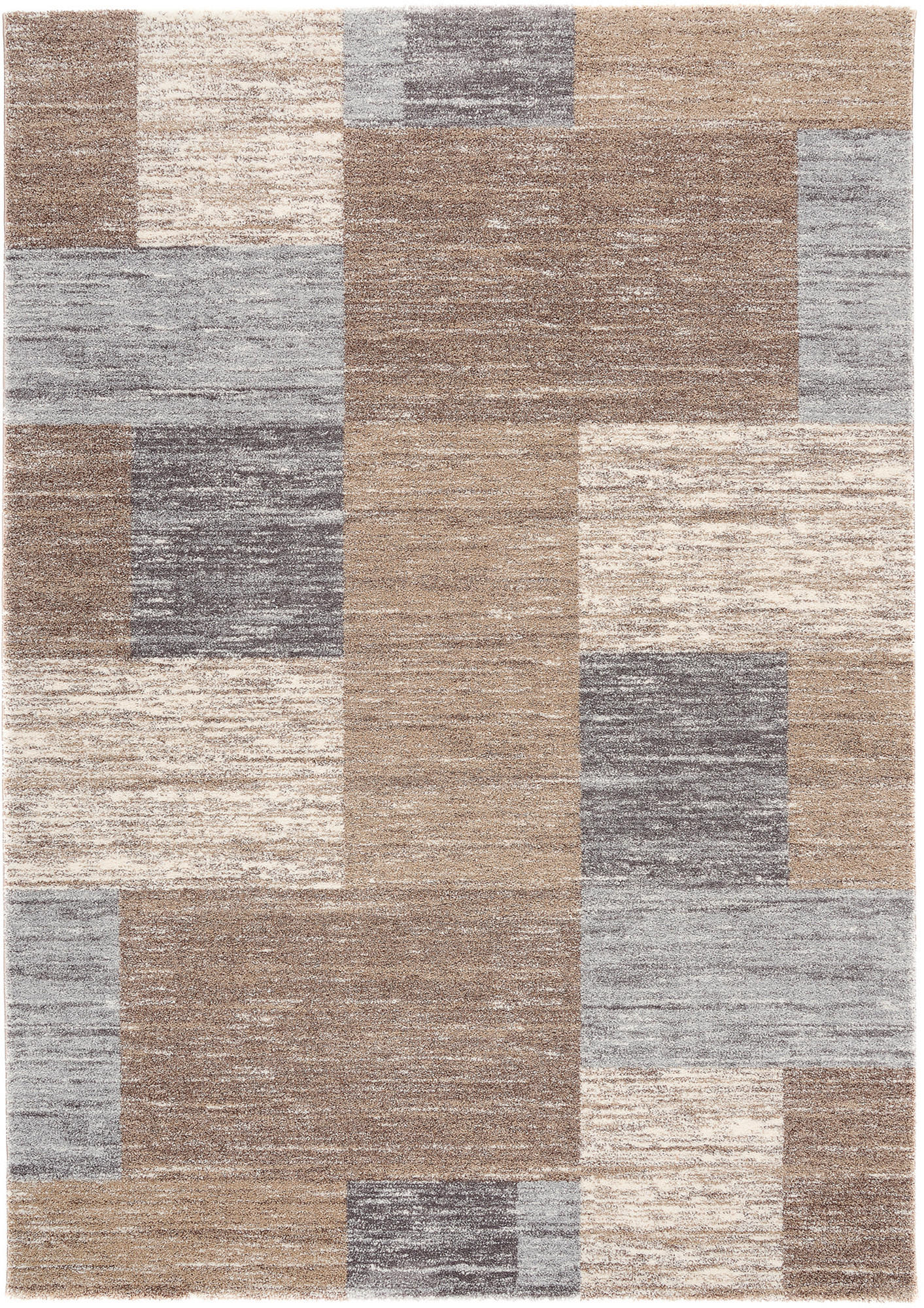 Novel Webteppich Grande Braun, Beige 140x200 cm