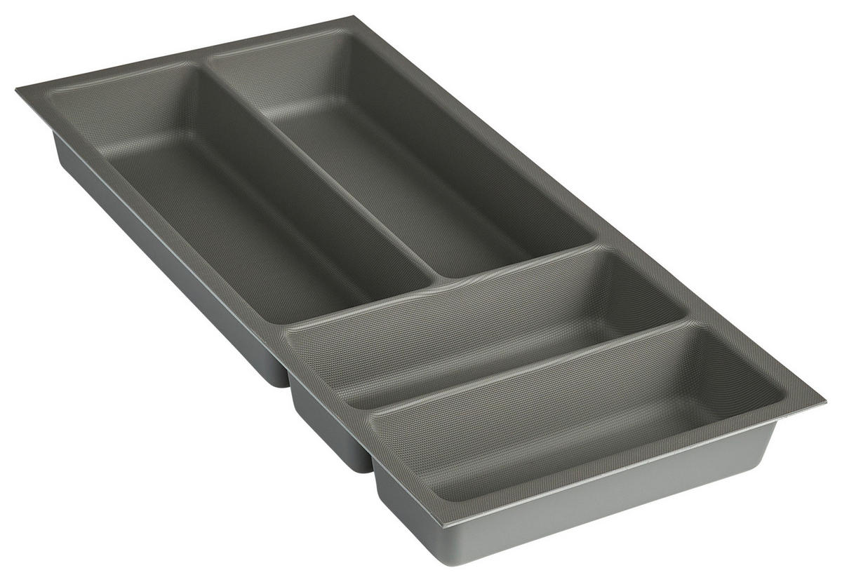 BESTECKEINSATZ - Schieferfarben, Basics, Kunststoff (30/4,9/50cm) - Nobilia