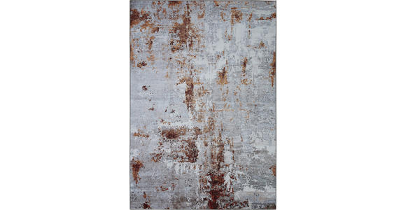 VINTAGE-TEPPICH 120/170 cm Lago Grau, Rostfarben  - Rostfarben/Grau, Design, Textil (120/170cm) - Novel