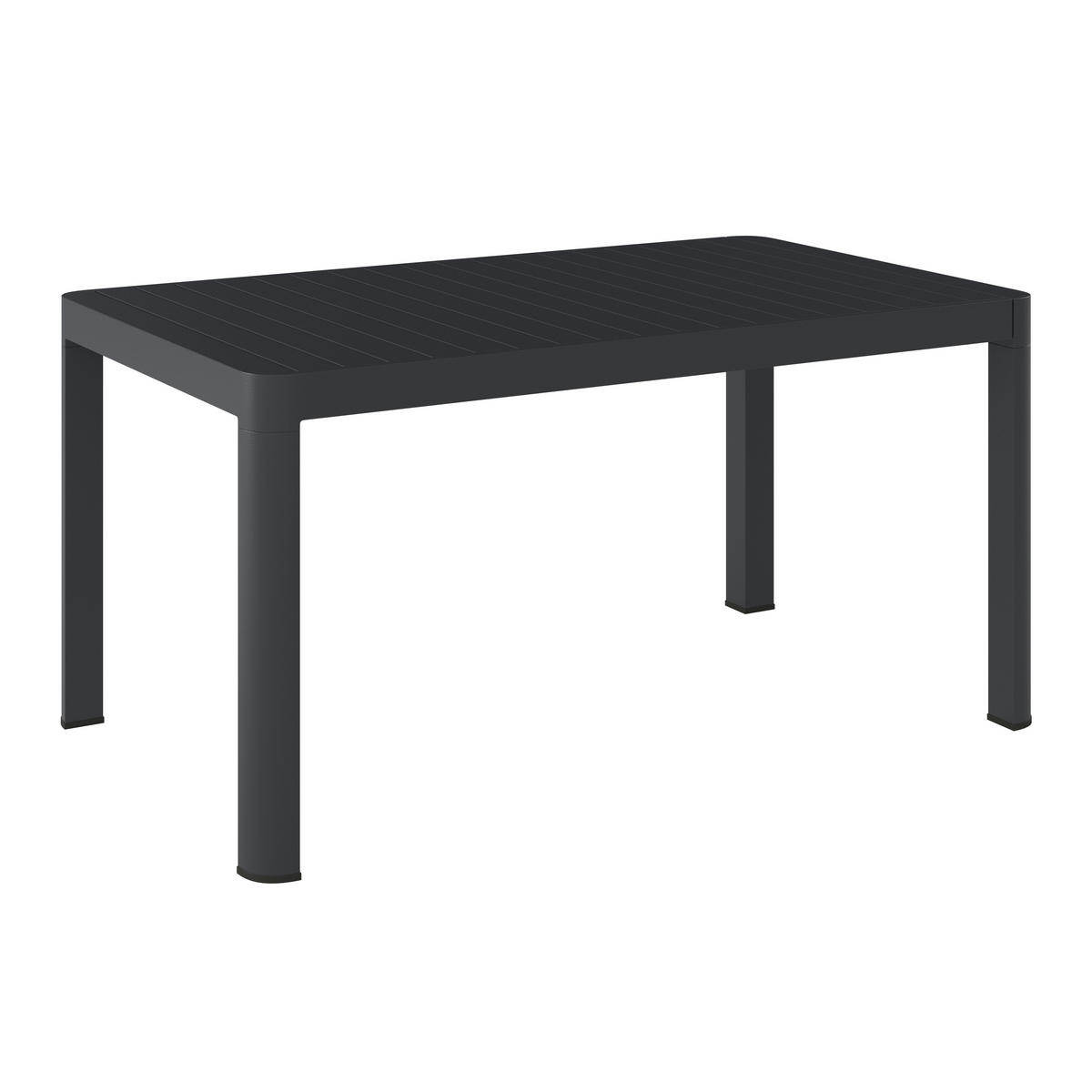 STOL VRTNI     antracit  metal  - antracit, Moderno, metal (142/202/76/142cm) - Ambia Garden