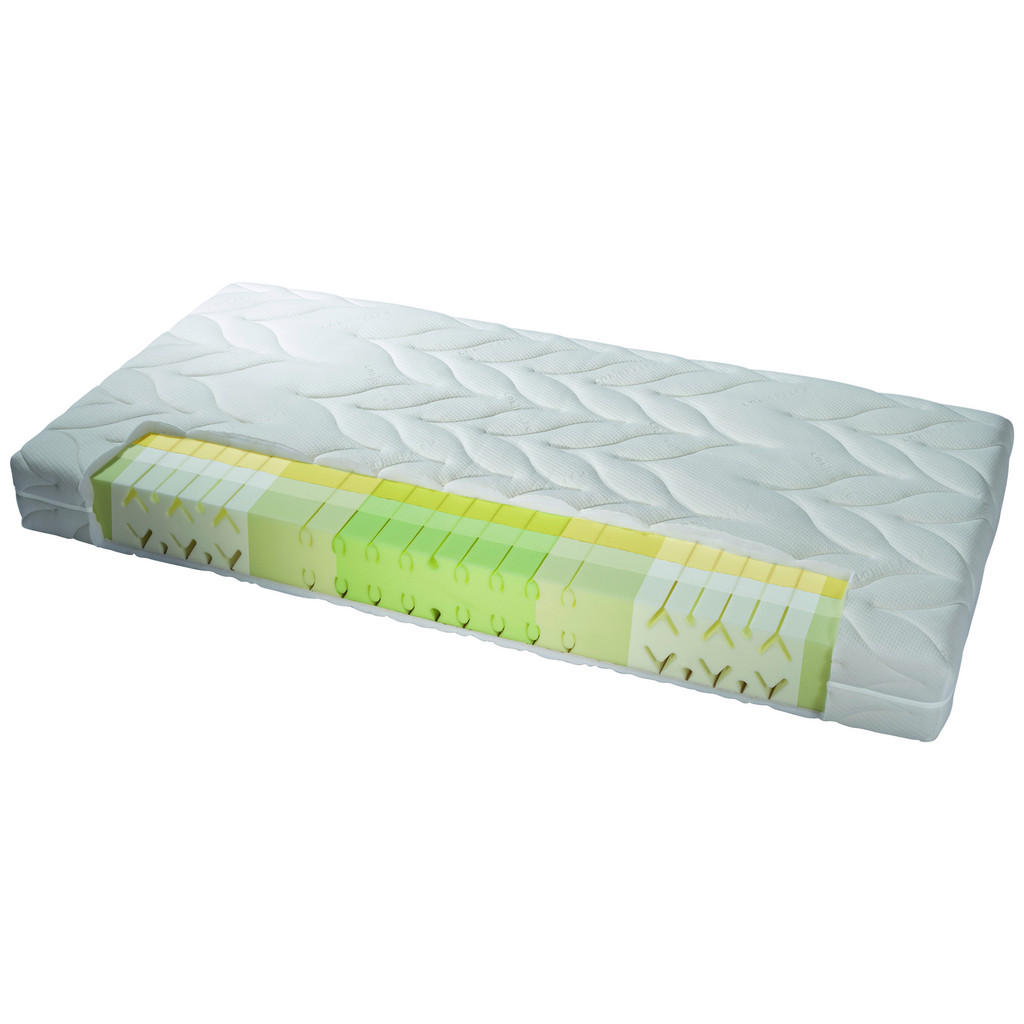 Thumbnail - RUF Betten Kaltschaummatratze, Weiß, Textil, H2, 90x200 cm, Oeko-Tex® Standard 100, Made in Germany, Goldenes M, Blauer ...