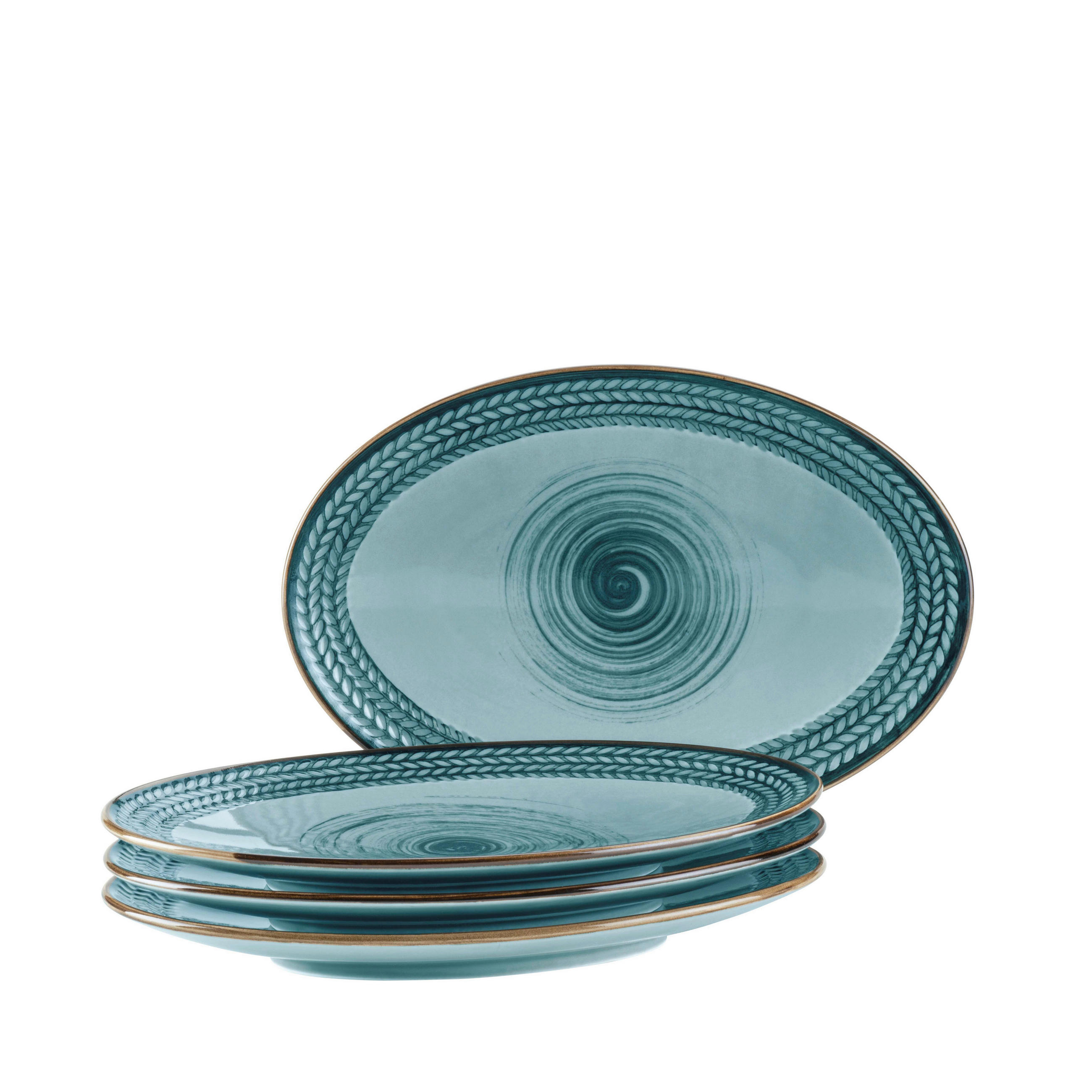 SERVIERPLATTE - Blau, Basics, Keramik (16,5/1/16,5cm) - Mäser