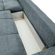 ECKSOFA in Flachgewebe Dunkelgrau  - Dunkelgrau/Schwarz, KONVENTIONELL, Textil/Metall (180/295cm) - Carryhome