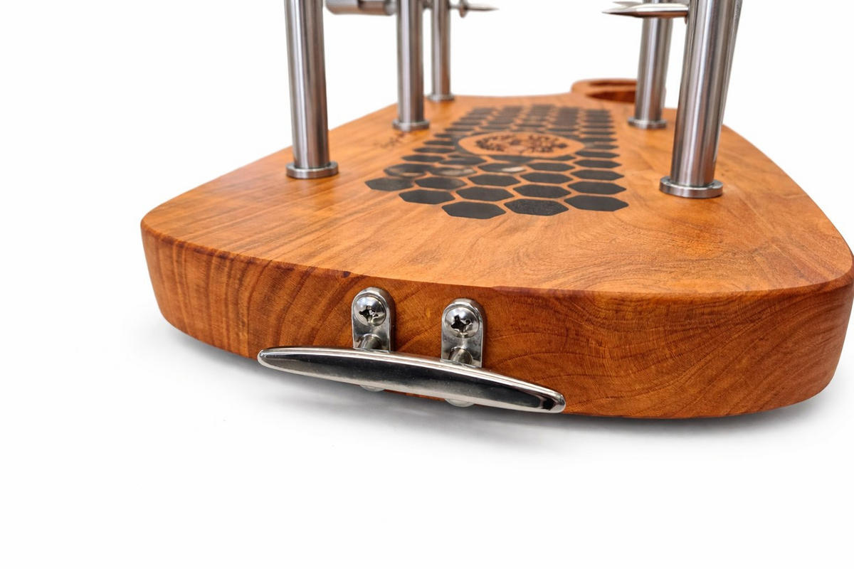 STOJALO ZA PRŠUT - naravne barve, Basics, les/naravni materiali (33/70/5cm) - REX LIGNI ARTIFEX