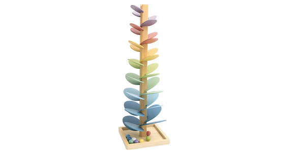 KUGELBAHN Klangbaum  - Multicolor/Naturfarben, Basics, Holz/Holzwerkstoff (22/22/67cm) - My Baby Lou