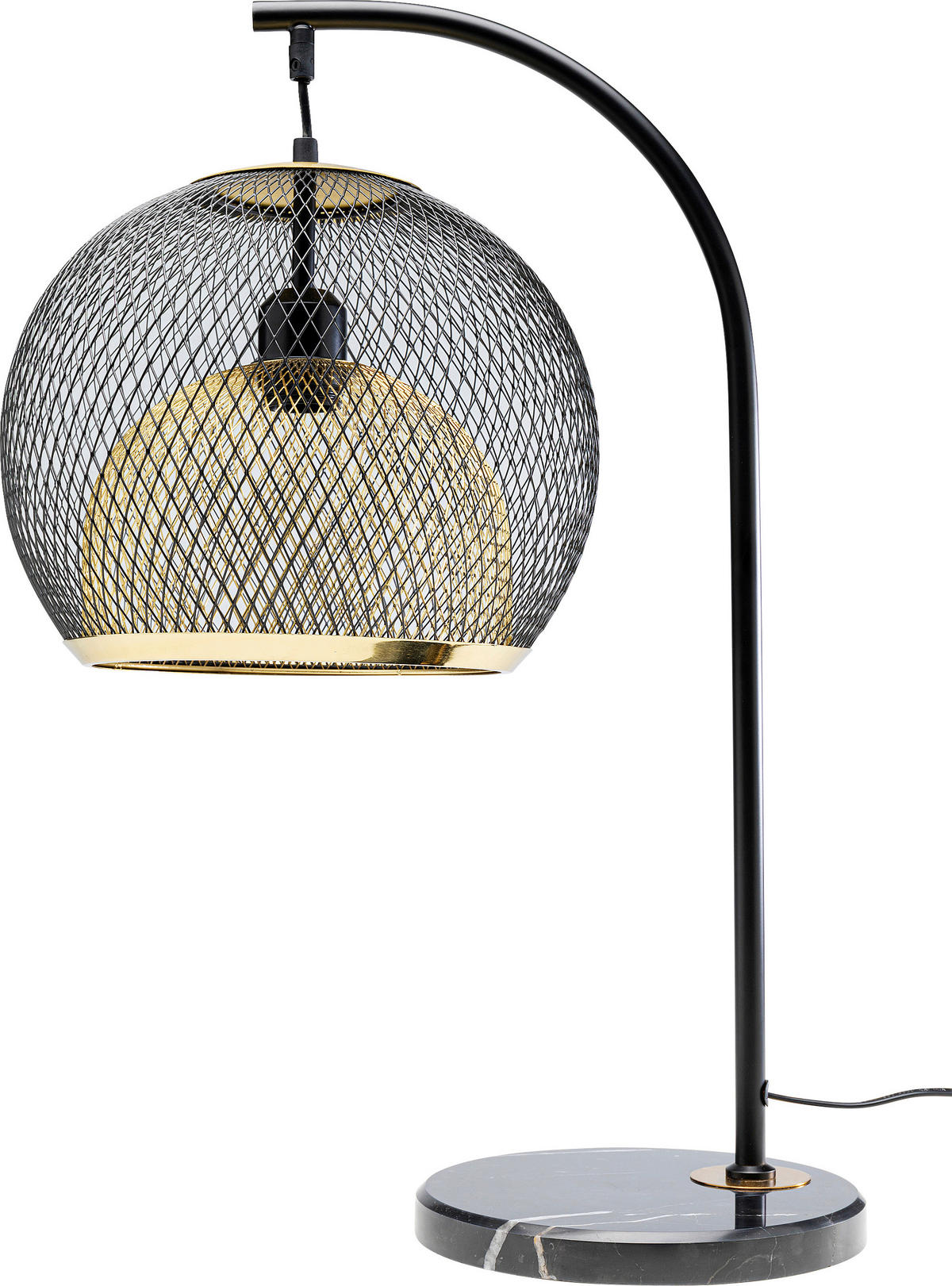 TISCHLEUCHTE - MODERN, Stein/Metall (42,5/62/30cm) - Kare-Design