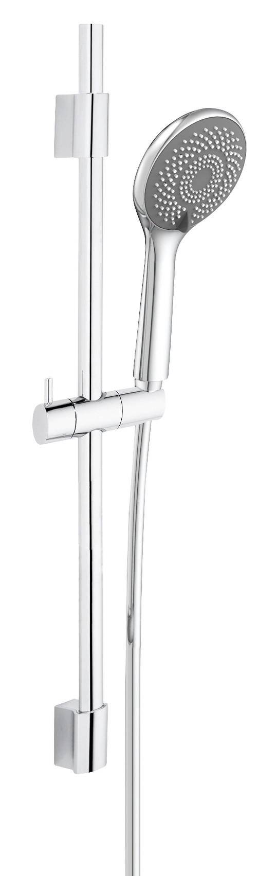 Wenko Brausegarnitur Silber 13x70x8 cm