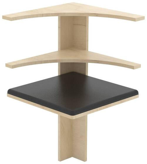 Eckbankelement Honigeiche - Honigeiche, MODERN (43/78/43cm) - MID.YOU