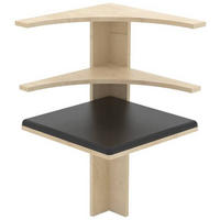 HÖRNBÄNK  i honungsek  - honungsek, Modern, trämaterial (43/78/43cm) - MID.YOU