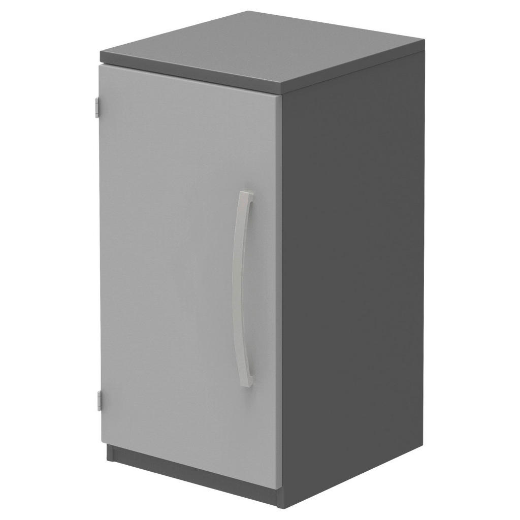 Thumbnail - Moderano Aktenschrank, Anthrazit, Hellgrau, Holzwerkstoff, 1 Fächer, 40x76.5x43 cm, Made in Germany, Typenauswahl, in ve...