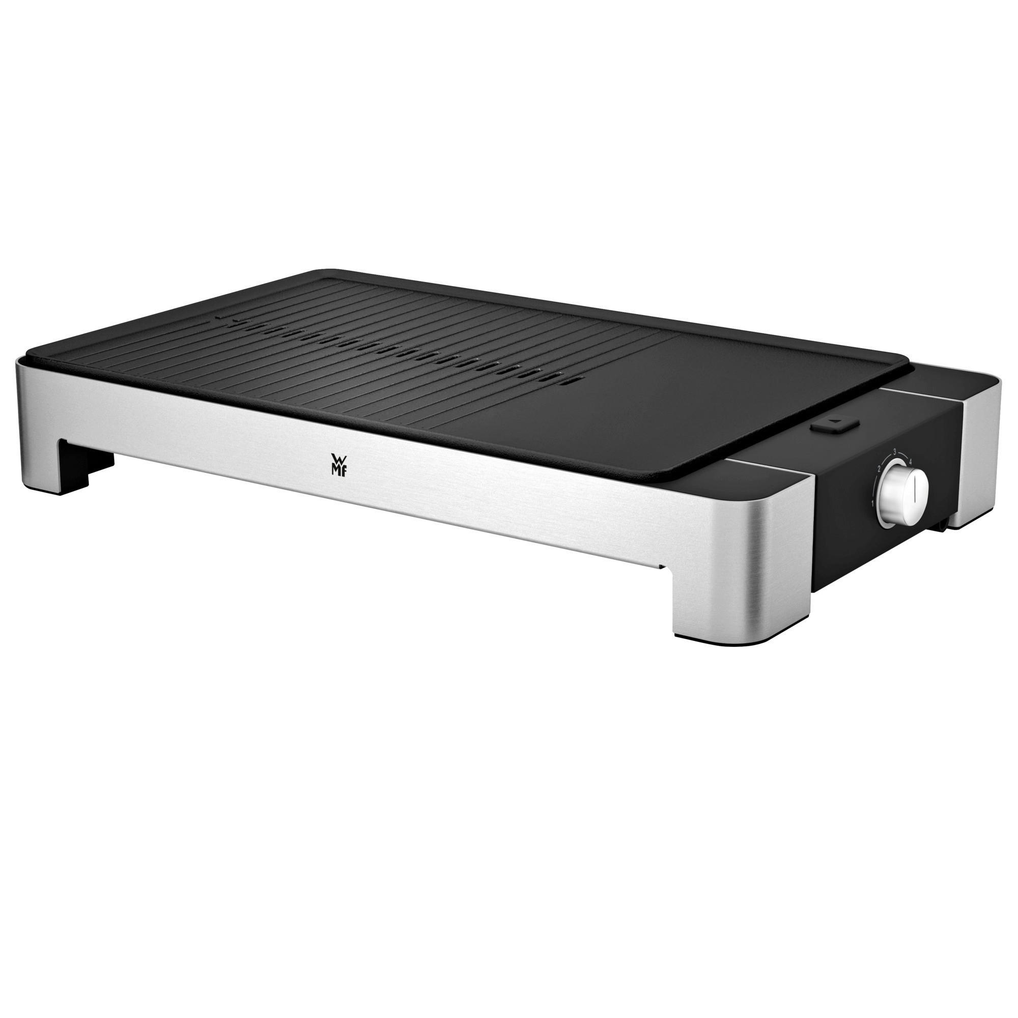 TISCHGRILL  - Silberfarben/Schwarz, Basics, Metall - WMF