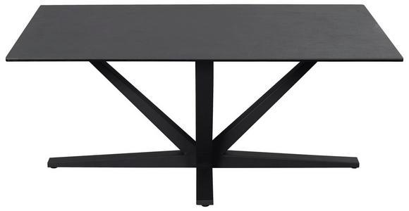 COUCHTISCH ESG 100/60/42 cm rechteckig Schwarz - Schwarz, Design, Glas/Keramik (100/60/42cm) - Novel