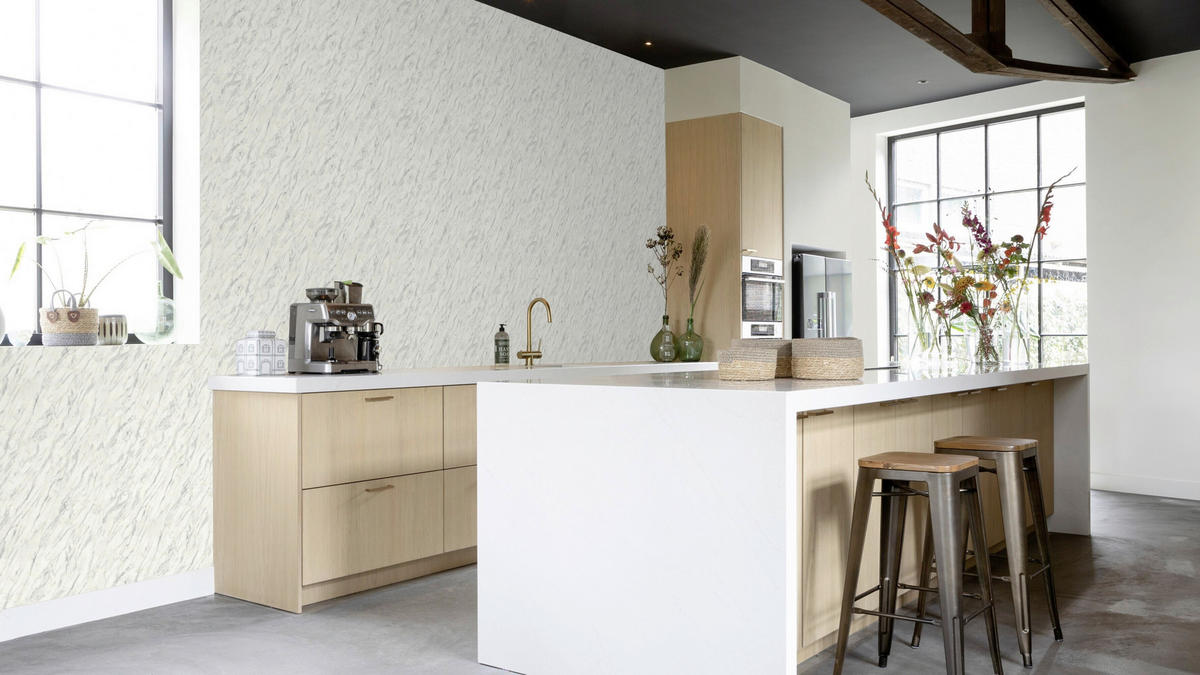 TAPETE - Grau, Design, Textil (600/53cm) - Tesa