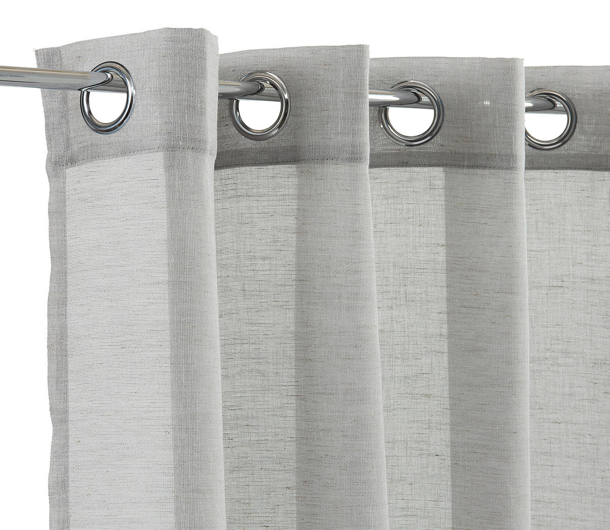 ESPRIT ZAVJESA E-OLA siva 140/250 cm   - siva, Basics, tekstil (140/250cm) - Esprit
