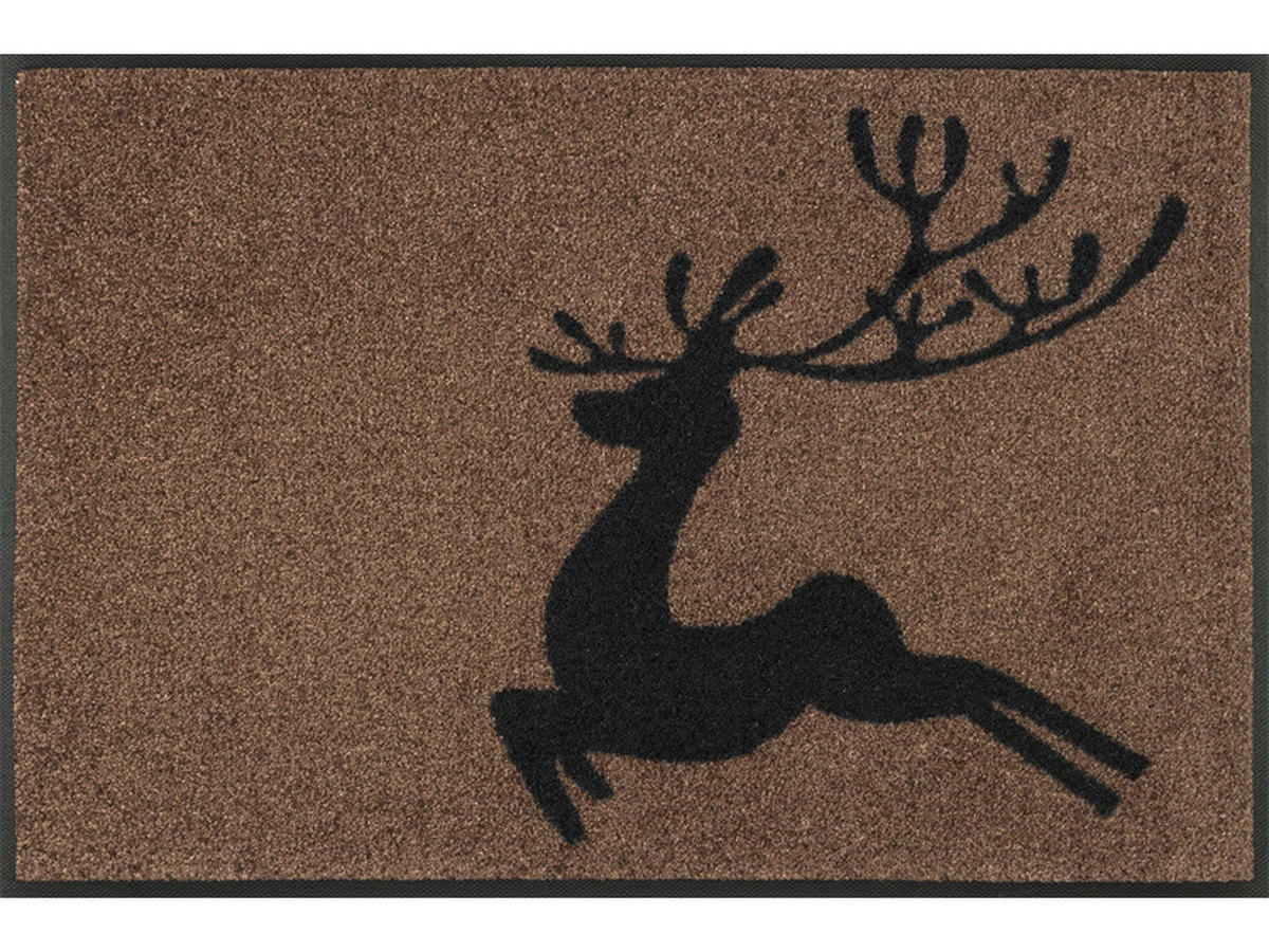 COVORAȘ DE INTRARE 50/75 cm  - maro, Konventionell, plastic/textil (50/75cm) - wash+dry