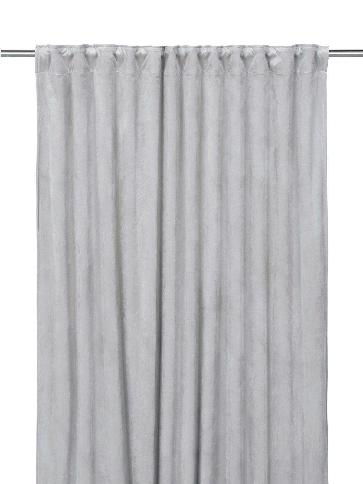 GARDINLÄNGD mörkläggning ljusgrå /135/280 cm
