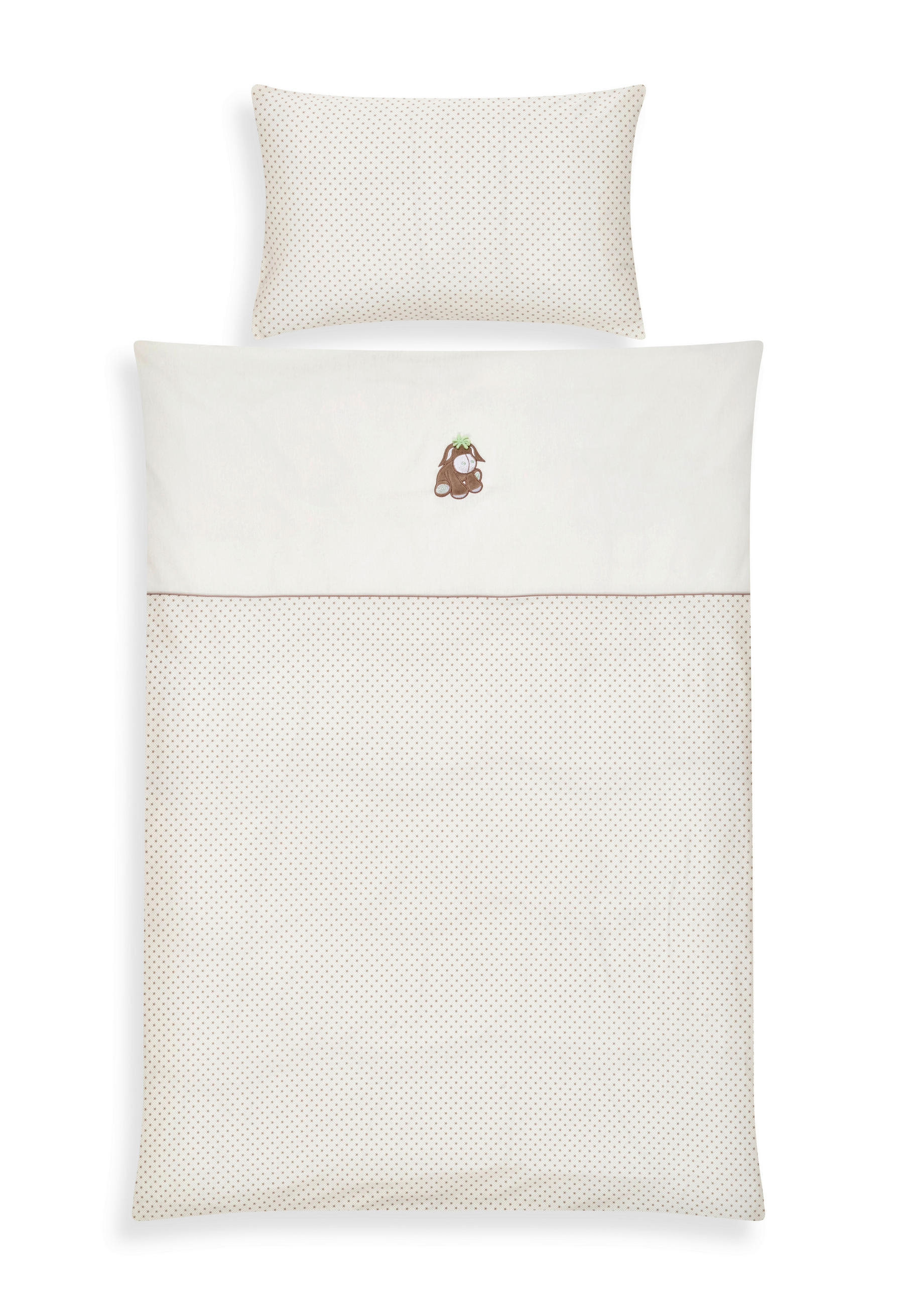 BABA ÁGYNEMŰHUZAT-GARNITÚRA 100/135 cm  - taupe/fehér, Konventionell, textil (100/135cm) - My Baby Lou