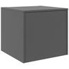 AUFSATZSCHRANK 67,5/58,2/67,5 cm   - Anthrazit, Basics, Holzwerkstoff (67,5/58,2/67,5cm) - Xora