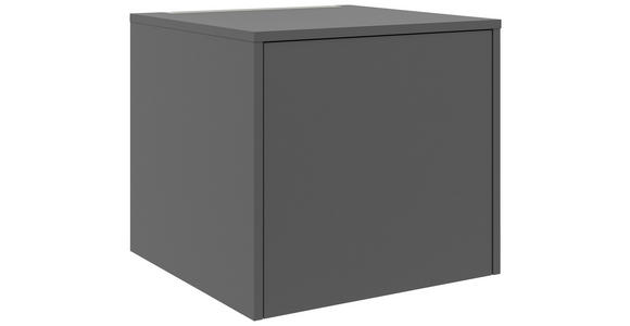 AUFSATZSCHRANK 67,5/58,2/67,5 cm   - Anthrazit, Basics, Holzwerkstoff (67,5/58,2/67,5cm) - Xora