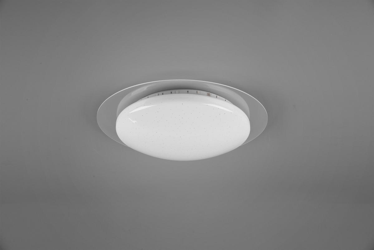 LED-DECKENLEUCHTE  35/8,7 cm    - Klar/Weiss, Basics, Kunststoff (35/8,7cm)