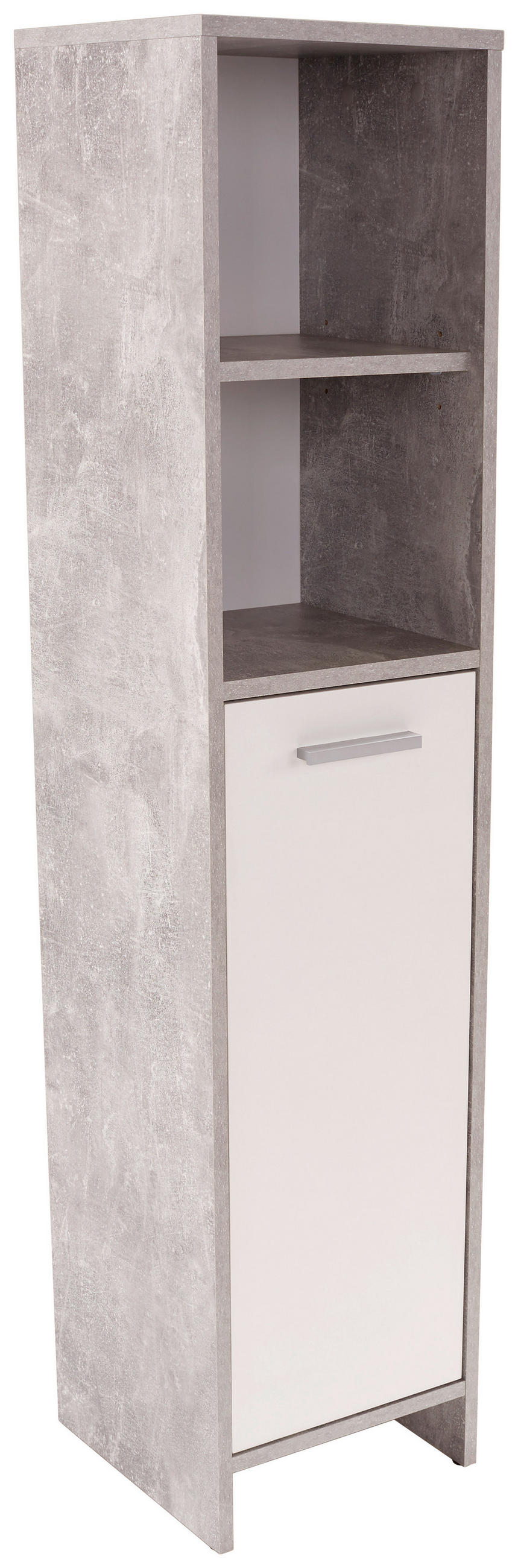 MIDISCHRANK 32/135/28 cm  - Chromfarben/Hellgrau, MODERN, Holzwerkstoff/Kunststoff (32/135/28cm) - MID.YOU