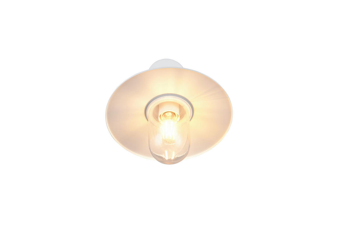 AUSSENWANDLEUCHTE Brenta 30/32 cm  - Klar/Weiß, Design, Glas/Metall (30/32cm) - Trio Leuchten