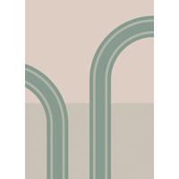 VLIESTAPETE  - Rosa/Grün, Basics (200/280cm) - Xora