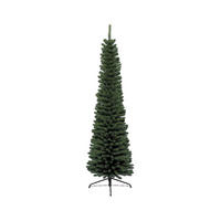 BOŽIČNA JELKA 210 cm  - zelena, Basics, kovina/umetna masa (60/210cm) - X-Mas