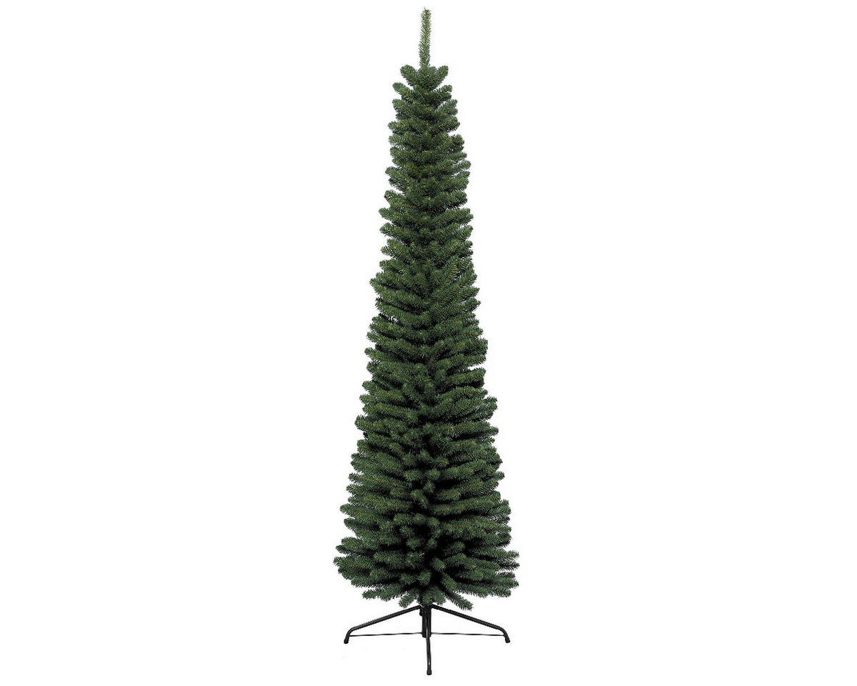 BOŽIČNA JELKA 210 cm  - zelena, Basics, kovina/umetna masa (60/210cm) - X-Mas