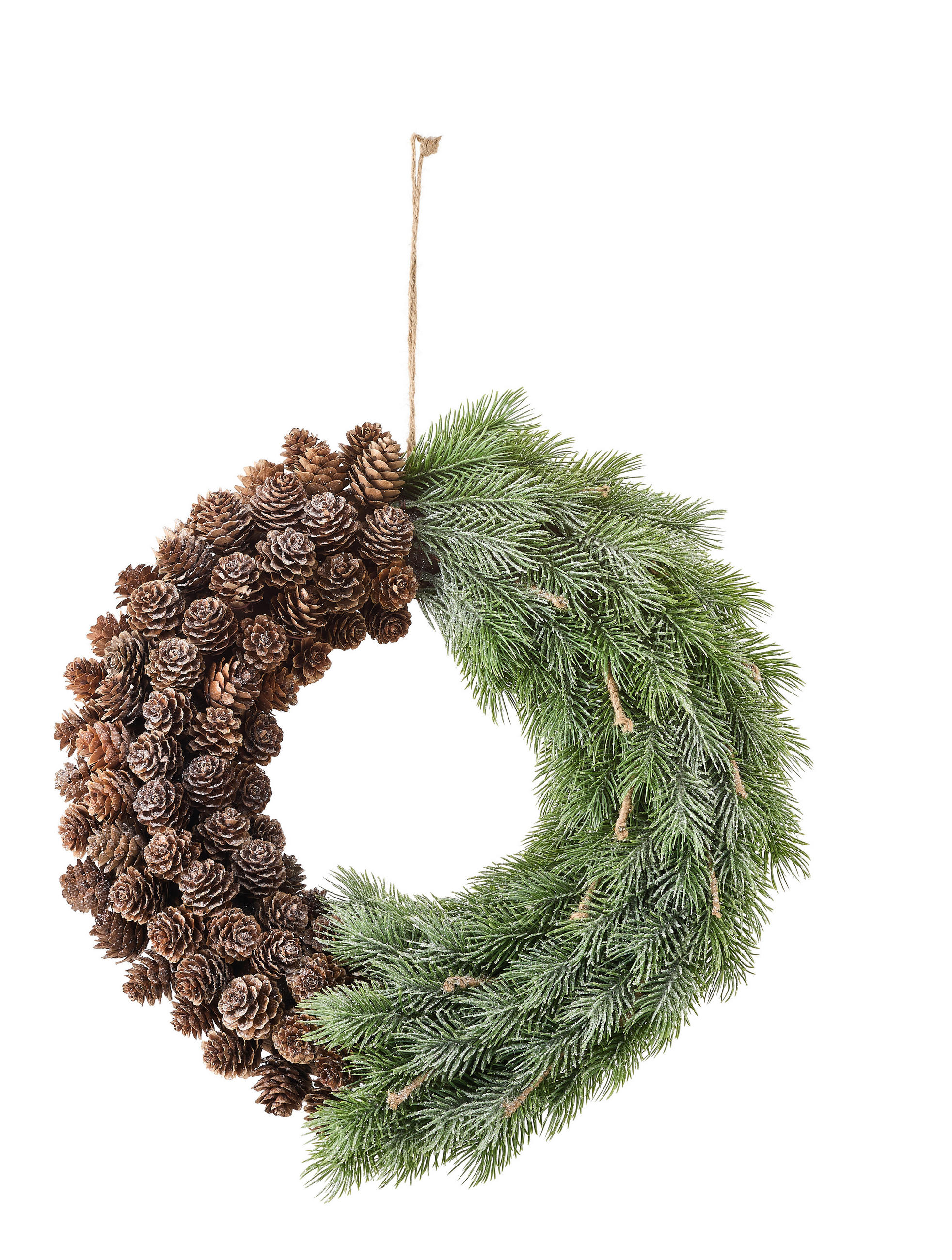 TÜRKRANZ 36 cm  - Multicolor, LIFESTYLE, Naturmaterialien/Kunststoff (36cm) - X-Mas