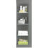 SEITENSCHRANK 40/129,9/30 cm - Chromfarben/Grau, Design, Glas/Holzwerkstoff (40/129,9/30cm) SEITENSCHRANK 40/129,9/30 cm - Chromfarben/Grau, Design, Glas/Holzwerkstoff (40/129,9/30cm)