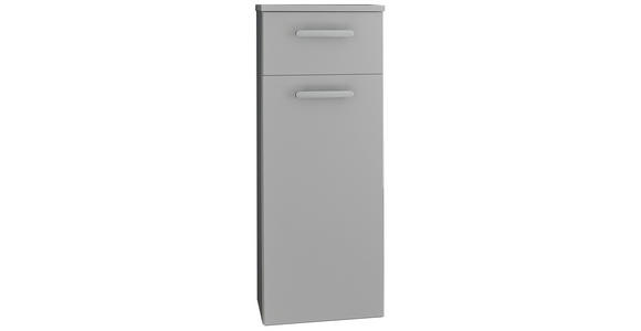 MIDISCHRANK 30/81,6/30 cm - Chromfarben/Grau, KONVENTIONELL, Holzwerkstoff/Metall (30/81,6/30cm) - Novel