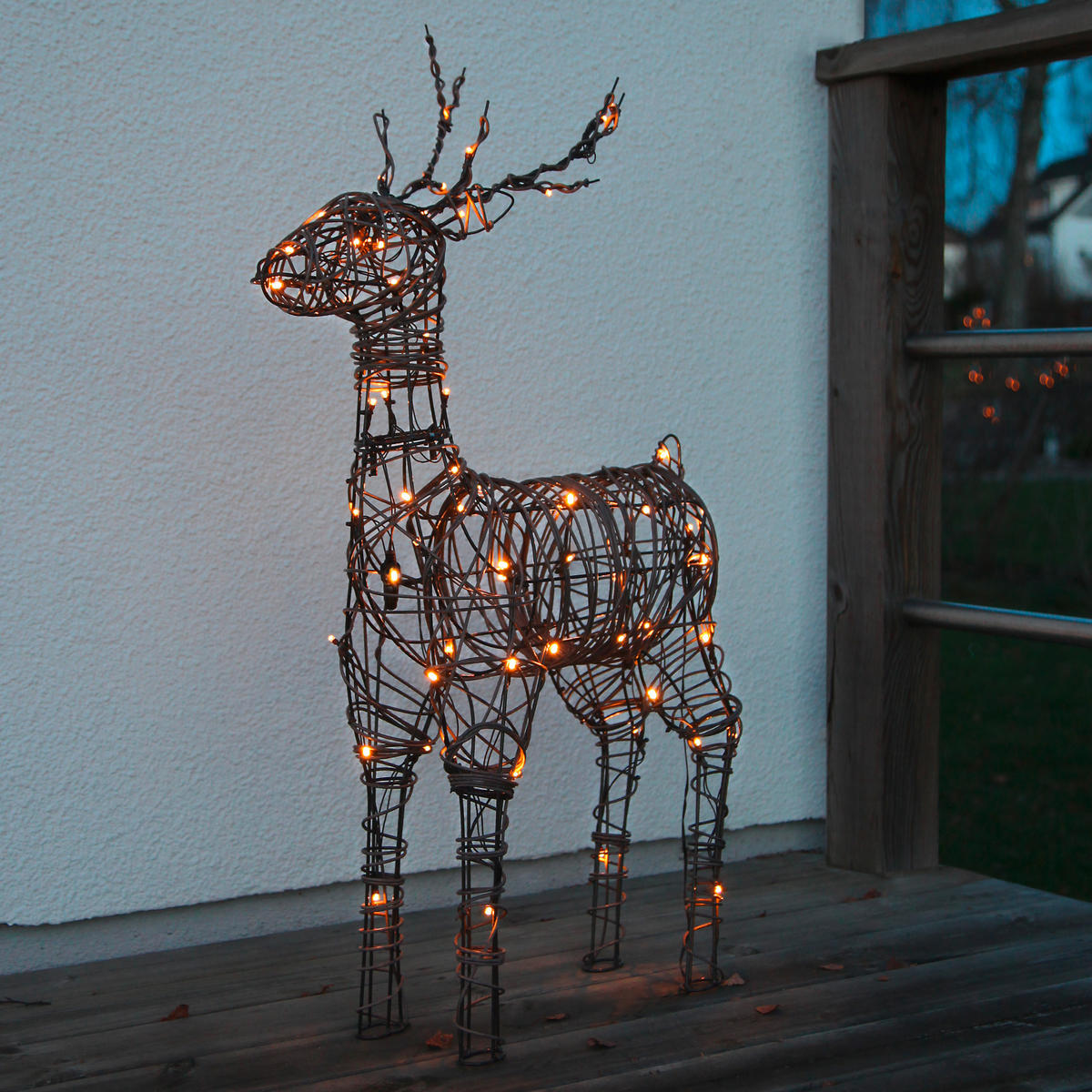 STIMMUNGSLEUCHTER 53/17/90 cm   - Dunkelbraun, Basics, Kunststoff/Metall (53/17/90cm) - Eglo