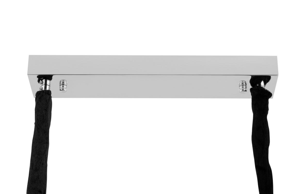 KRISTALL-HÄNGELEUCHTE Imotski 94/33/150 cm  - Chromfarben, Design, Glas/Metall (94/33/150cm) - Glandor