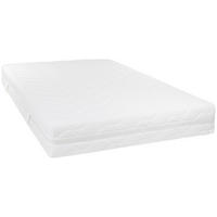 WENDEMATRATZE 140/200 cm, Höhe ca.: 23 cm, Wendematratze mit unterschiedlichen Härtegraden, H2 + H3 = mittel + fest, 7-Zonen - Weiß, MODERN, Textil (140/200cm) - Livetastic